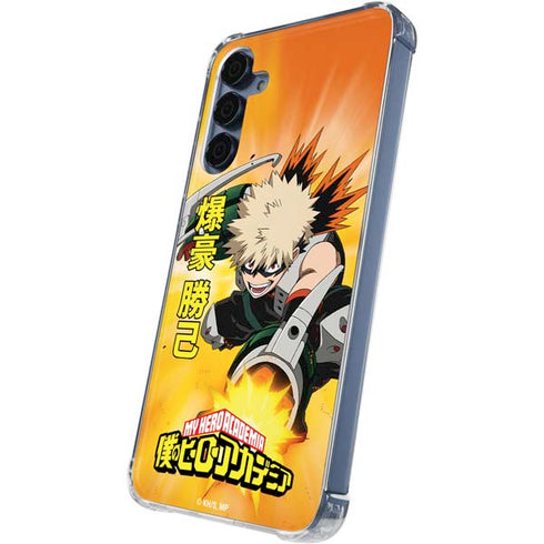My Hero Academia Katsuki Bakugo Season 4 Galaxy A35 5G Clear Case